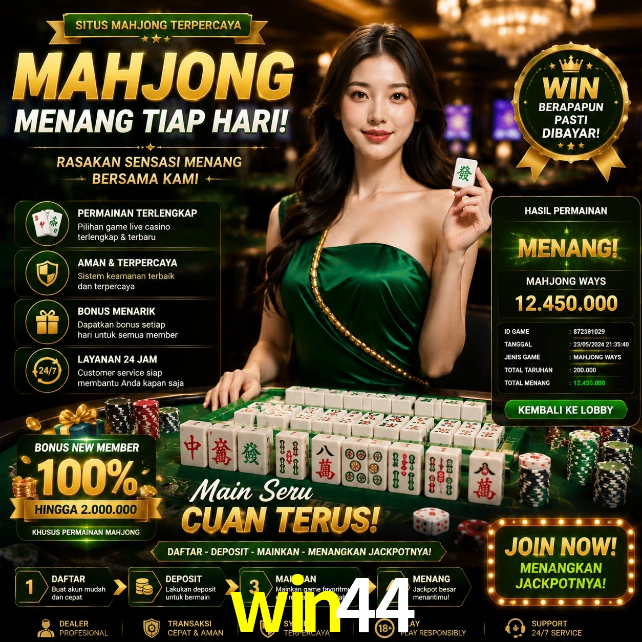 Cashback VIP win44 - reembolso semanal